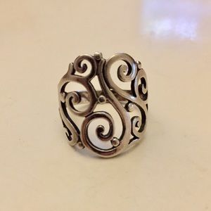 Silver Open Sorrento James Avery Ring